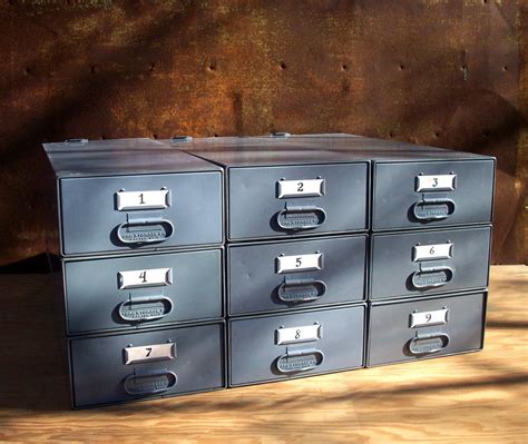 metal stackable storage drawers